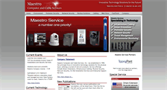 Desktop Screenshot of maestroservices.com